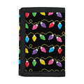 Pixel Christmas Lights Print Trifold Wallet