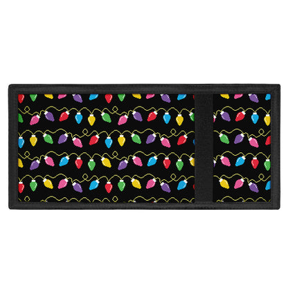 Pixel Christmas Lights Print Trifold Wallet
