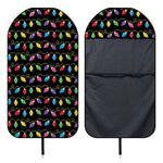Pixel Christmas Lights Print Waterproof Car Seat Cover