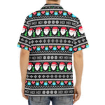 Pixel Christmas Santa Claus Print Aloha Shirt