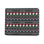Pixel Christmas Santa Claus Print Bifold Wallet