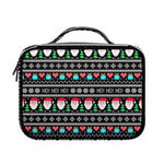 Pixel Christmas Santa Claus Print Briefcase Bible Bag