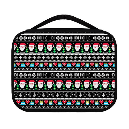 Pixel Christmas Santa Claus Print Classic Bible Case