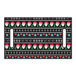 Pixel Christmas Santa Claus Print Golf Cart Seat Cover