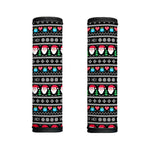 Pixel Christmas Santa Claus Print Handle Covers