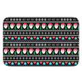 Pixel Christmas Santa Claus Print Indoor Door Mat