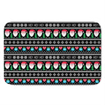 Pixel Christmas Santa Claus Print Indoor Door Mat
