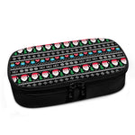 Pixel Christmas Santa Claus Print Insulin Cooler Travel Case
