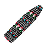 Pixel Christmas Santa Claus Print Ironing Board Cover