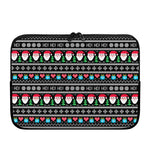 Pixel Christmas Santa Claus Print Laptop Sleeve