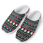 Pixel Christmas Santa Claus Print Mesh Casual Shoes