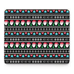 Pixel Christmas Santa Claus Print Mouse Pad