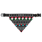 Pixel Christmas Santa Claus Print Over The Collar Dog Bandana