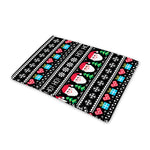 Pixel Christmas Santa Claus Print Pet Cooling Mat Cover