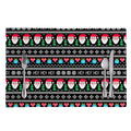 Pixel Christmas Santa Claus Print Placemat