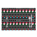 Pixel Christmas Santa Claus Print Placemat