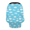 Pixel Cloud Pattern Print Baby Seat Cover