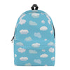 Pixel Cloud Pattern Print Backpack