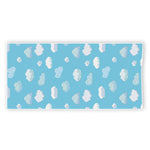 Pixel Cloud Pattern Print Beach Towel