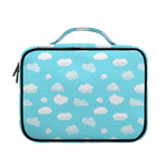 Pixel Cloud Pattern Print Briefcase Bible Bag