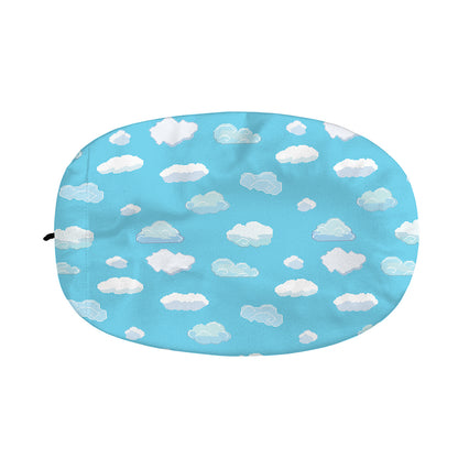 Pixel Cloud Pattern Print Car Side Mirror Covers