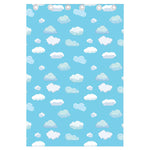 Pixel Cloud Pattern Print Curtain