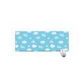 Pixel Cloud Pattern Print Extended Mouse Pad