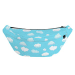 Pixel Cloud Pattern Print Fanny Pack