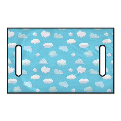 Pixel Cloud Pattern Print Golf Cart Seat Cover