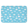Pixel Cloud Pattern Print Indoor Door Mat