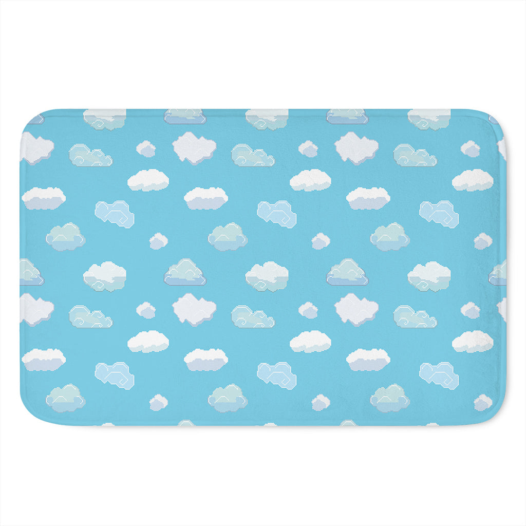 Pixel Cloud Pattern Print Indoor Door Mat