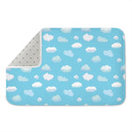 Pixel Cloud Pattern Print Indoor Door Mat