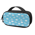 Pixel Cloud Pattern Print Portable Cooler Travel Case