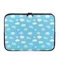 Pixel Cloud Pattern Print Laptop Sleeve