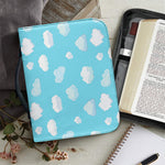 Pixel Cloud Pattern Print Leather Bible Cover