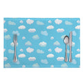 Pixel Cloud Pattern Print Placemat