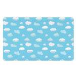 Pixel Cloud Pattern Print Polyester Doormat