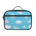 Pixel Cloud Pattern Print Portable Lunch Bag
