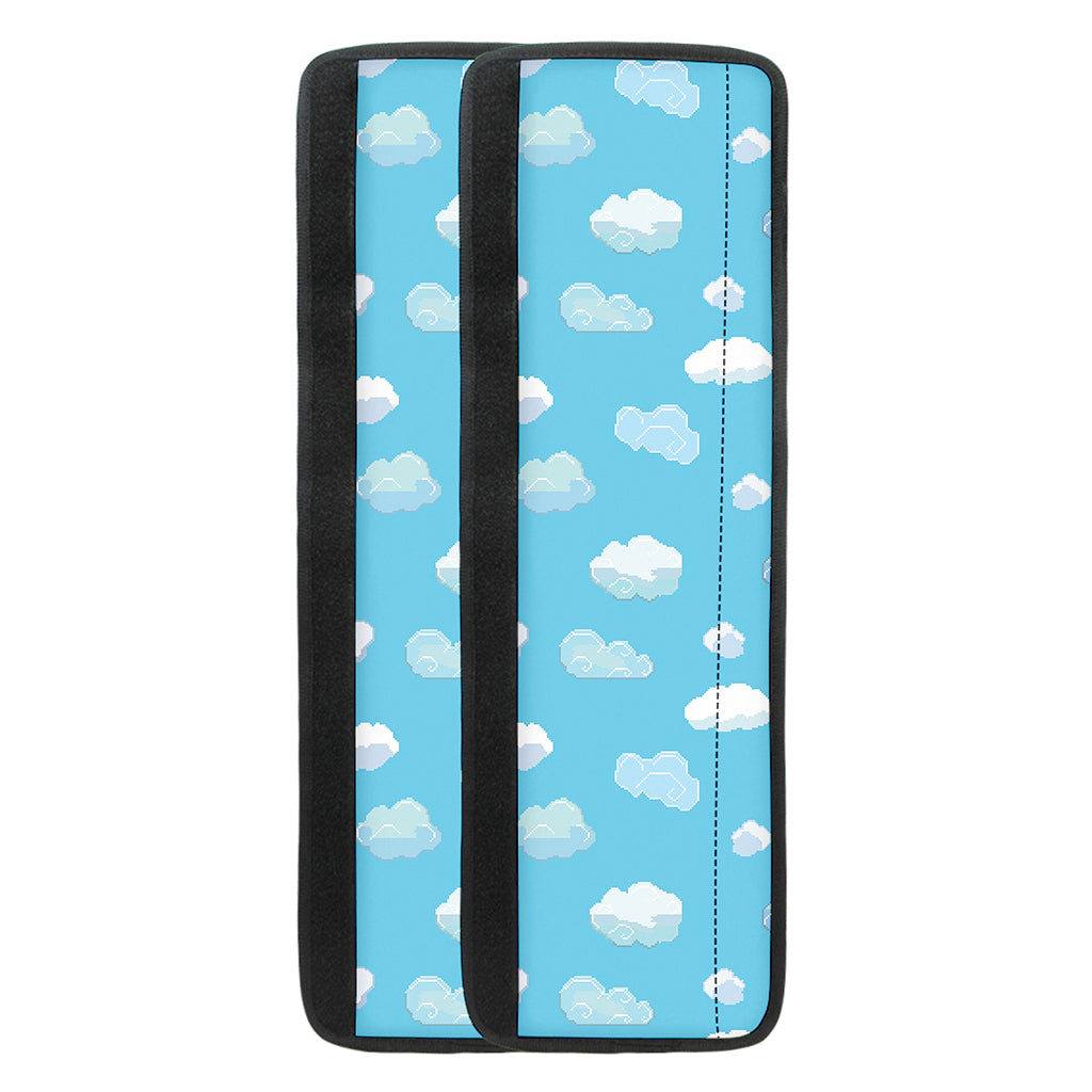 Pixel Cloud Pattern Print Refrigerator Handle Covers