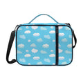 Pixel Cloud Pattern Print Shoulder Strap Bible Bag
