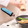 Pixel Cloud Pattern Print Skillet Handle Cover