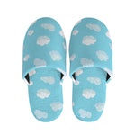 Pixel Cloud Pattern Print Slippers