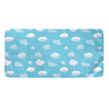 Pixel Cloud Pattern Print Towel