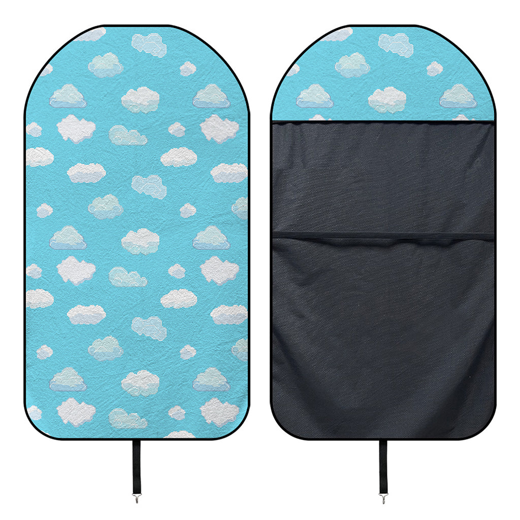 Pixel Cloud Pattern Print Waterproof Car Seat Cover