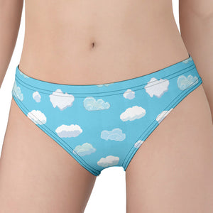 Pixel Cloud Pattern Print Women's Panties