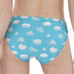 Pixel Cloud Pattern Print Women's Panties