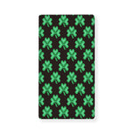 Pixel Clover St. Patrick's Day Print Baby Crib Sheet