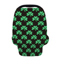 Pixel Clover St. Patrick's Day Print Baby Seat Cover