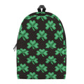 Pixel Clover St. Patrick's Day Print School Backpack