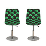 Pixel Clover St. Patrick's Day Print Bar Stool Covers